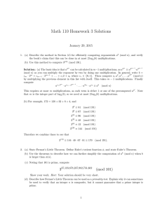 Math 110 Homework 3 Solutions