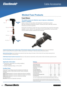 Molded Fuse ProductsA70–A79