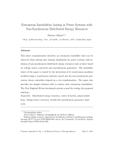 Extraneous Instabilities Arising in Power Systems