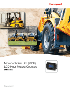 LM Series Microcontroller Unit - Honeywell Sensing and Control