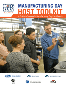 A Guide to Successful Manufacturing Day Plant Events