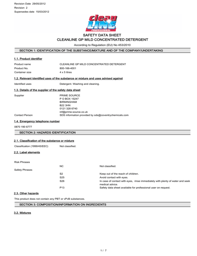 safety-data-sheet-cleanline-gp-mild-concentrated-detergent