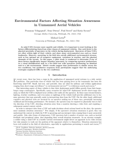 Environmental Factors Affecting Situation Awareness in Unmanned