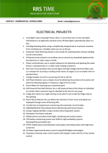 ELECTRICAL PROjECTS