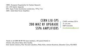 LIU-SPS 200 MHz RF upgrade - Indico