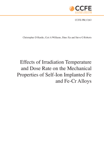Effects of Irradiation Temperature and Dose Rate on the