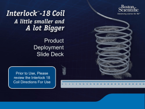 Interlock™ Fibered IDC™ Occlusion System