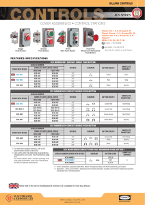 COVER ASSEMBLIES • CONTROL STATIONS