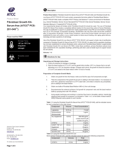 Fibroblast Growth Kit Serumfree (ATCC® PCS 201040™)