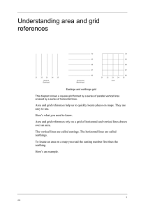 Understanding area and grid references