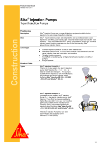 Sika® Injection Pump