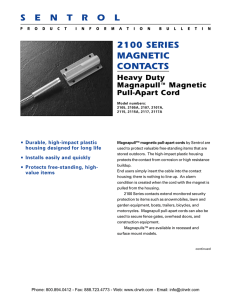 GE 2100 Series Magnapull Heavy Duty Magnetic Pull