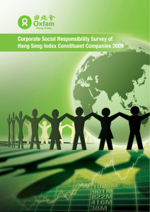 Corporate Social Responsibility Survey of Hang Seng
