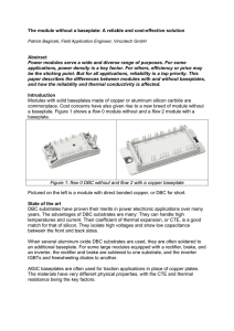 The module without a baseplate: A reliable and cost