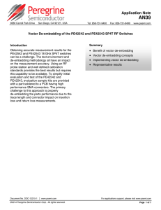 Application Note - Peregrine Semiconductor