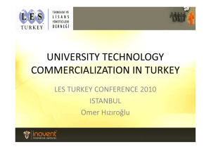 University Technology Commercialization in Turkey_Omer Hiziroglu