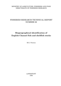 FISHERIES RESEARCH TECHNICAL REPORT NUMBER 99