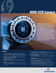 800S CCD Camera - Spectral Instruments