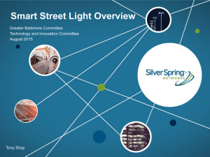 Smart Street Light Overview - Greater Baltimore Committee