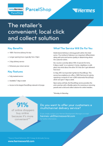 The retailer`s convenient, local click and collect solution