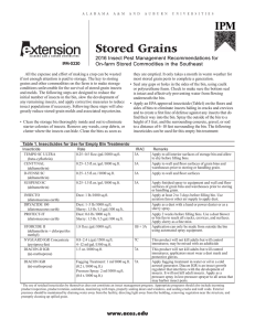 Stored Grains - Alabama Cooperative Extension System