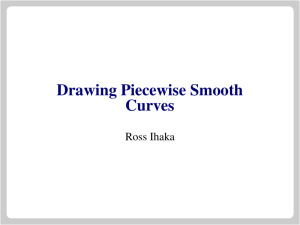 Drawing Piecewise Smooth Curves
