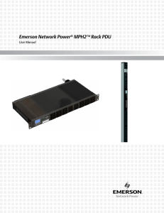 MPH2 Rack PDU User Manual