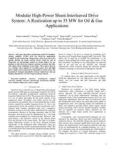 Modular High-Power Shunt-Interleaved Drive System