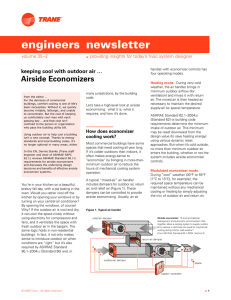 Keeping Cool with Outdoor Air: Airside Economizers