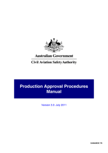 Production Approval Procedures Manual