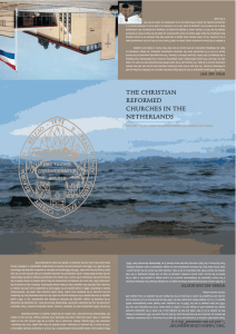 the christian reformed churches in the netherlands