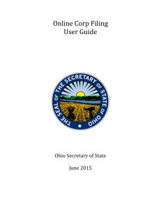 Online Corp Filing User Guide