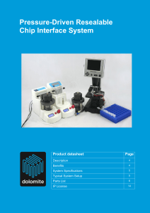 Pressure-Driven Resealable Chip Interface System