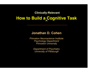 How to Build a Cognitive Task