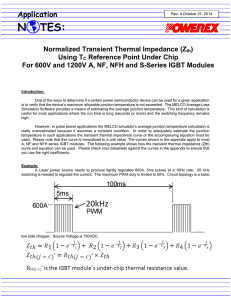 Normalized Transient Thermal Impedance (Zth)