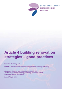 Article 4 building renovation strategies – good practices