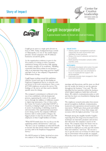 Cargill Incorporated - Story of Impact