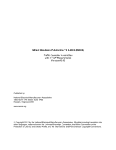 NEMA Standards Publication TS 2-2003 (R2008) Traffic Controller