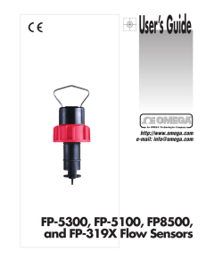 Paddlewheel Flow Sensors