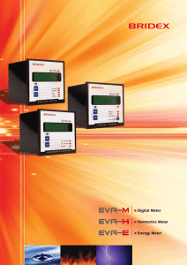 EVA-M Digital Meter EVA-H Harmonics Meter EVA-E