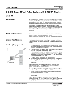 GC-200 Ground-Fault Relay System with