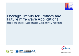 Package Trends for Today`s and Future mm