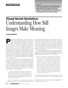 Understanding How Still Images Make Meaning