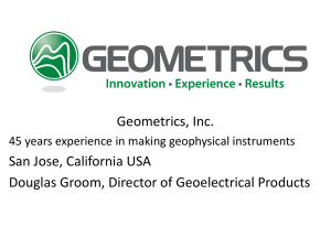 Geometrics Geode EM3D - MINEX Central Asia 2016
