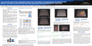 Improving the Quality of Rapid LCMS Peptide Mapping