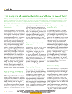 The dangers of social networking and how to avoid