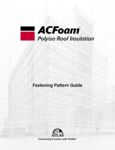 ACFoam ® Fastening Pattern Guide