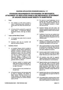 standard requirements for bonding or mechanical