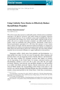 Using Celebrity News Stories to Effectively Reduce Racial/Ethnic