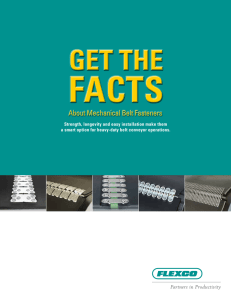 Get the Facts about Mechanical Belt Fasteners